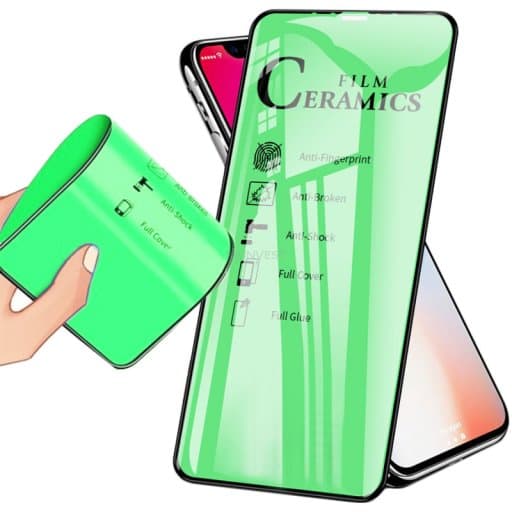 RoGer Ceramic Soft Full Coverage Screen Protector Apple iPhone 12 / iPhone 12 Pro Transparent