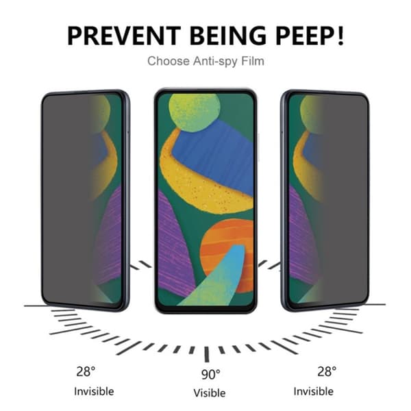 2-PACK SKALO Xiaomi 13T/13T Pro Privacy Skärmskydd Härdat Glas - Svart