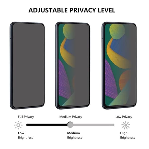 2-PACK SKALO Xiaomi 13T/13T Pro Privacy Skärmskydd Härdat Glas - Svart