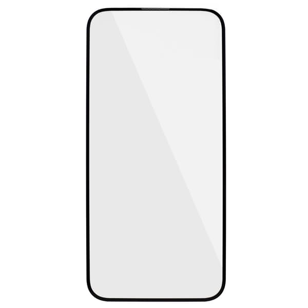 SKALO iPhone 15 Pro Max Heltäckande Skärmskydd Härdat Glas - Svart