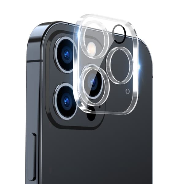 SKALO iPhone 15 Pro 3D Linsskydd/Kameraskydd Härdat Glas