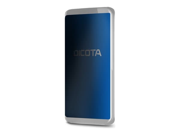 DICOTA - Personvernfilterskjerm for mobiltelefon - 4-veis - lim - svart Gjennomsiktig