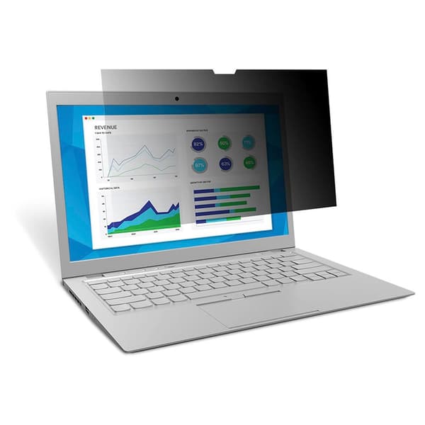 3m Bærbar Privatlivsfilter Pfnde017 Dell Latitude 2 In 1 Transparent Svart