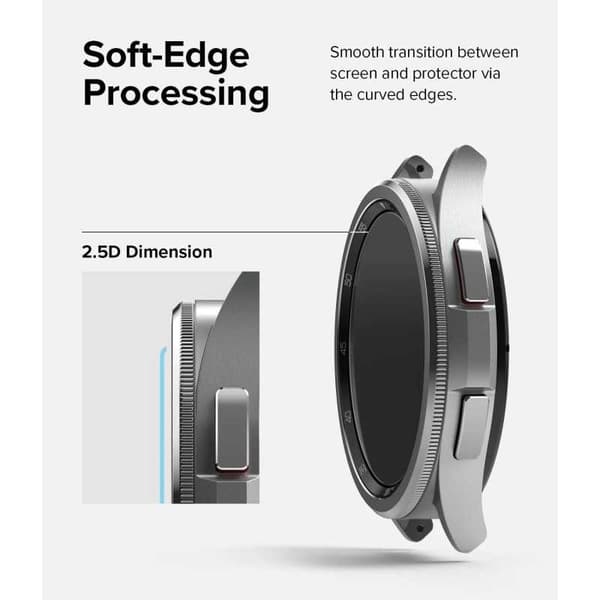 Skærmbeskytter Hærdet glas 0,26 mm 9H Galaxy Watch 6 (47 mm)
