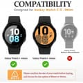 Miniatyrbillede 2 af 6: Full Cover Samsung Galaxy Watch 5 44mm 9H hærdet glas