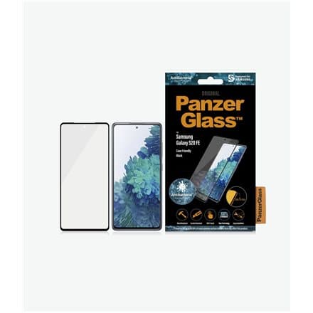 PanzerGlass | Samsng | Galaxy S21 FE CF | Hybrid glass | Black | Antibacterial; Works with in-screen fingerprint reader; Full frame coverage; Rounded