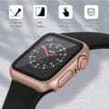 Miniatyrbild 2 av 7: 2in1 Stötdämpande Skal 9H Härdat Glas Apple Watch 40mm - Rosegold