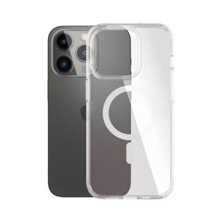 PanzerGlass | HardCase MagSafe Compatible | Back protection | Apple | iPhone 14 Pro | 100% Recycled Polyurethane (TPU) | Transparent | MagSafe compati