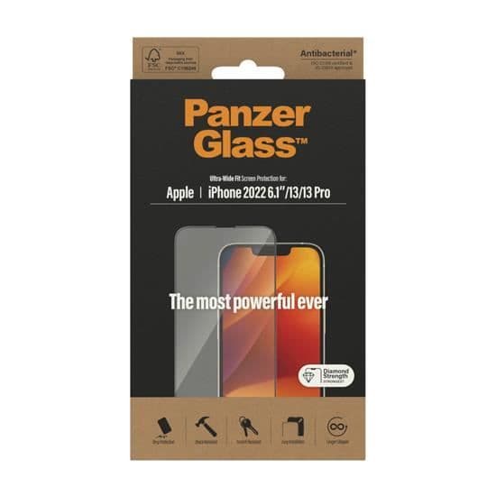 PanzerGlass Kristallklart skyddsglas för iPhone 14