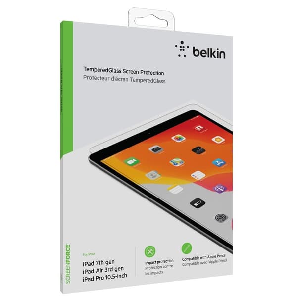 Belkin Ipad Air 2019 Tempered Glass Durchsichtig