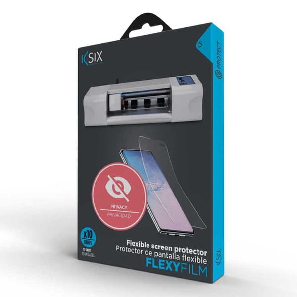 Ksix Skæremaskine Skærmbeskytter Flexy Film Privacy 10 Enheder Transparent