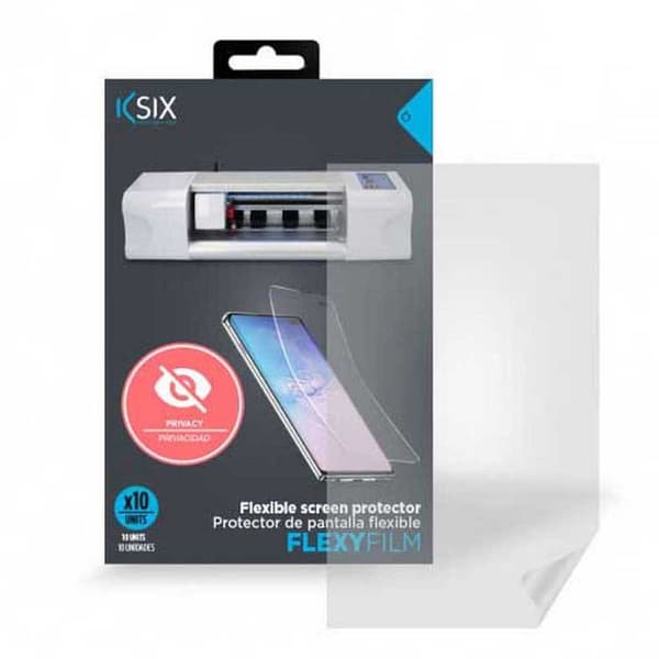 Ksix Skæremaskine Skærmbeskytter Flexy Film Privacy 10 Enheder Transparent