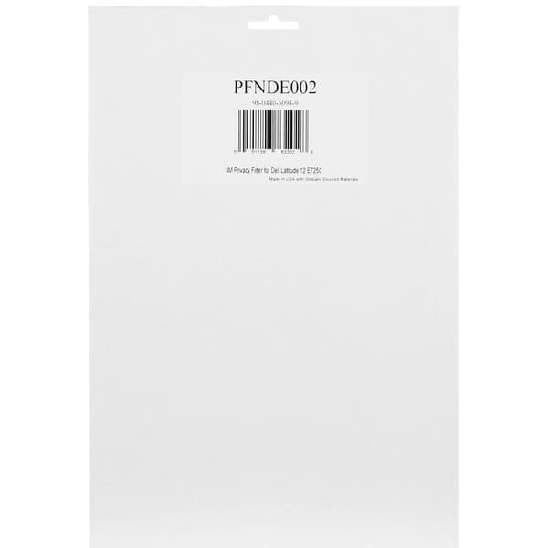 3m Pfnde002 Privacy Filter Dell Latitude 12e7250 Transparent