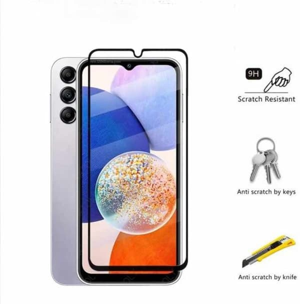 Samsung Galaxy A34 - Hærdet beskyttelsesglas med fuld dækning