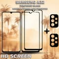 Miniatyrbild 2 av 5: 2-Pack Samsung A32 Skärmskydd & 2-Pack linsskydd - Härdat Glas 9H - Super kvalitet 3D