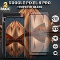 Miniatyrbild 1 av 5: GOOGLE PIXEL 8 PRO Skärmskydd - Härdat Glas 9H - Super kvalitet 3D