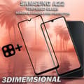 Miniatyrbild 4 av 5: 1-Pack Samsung A22 Skärmskydd & 1-Pack linsskydd - Härdat Glas 9H - Super kvalitet 3D