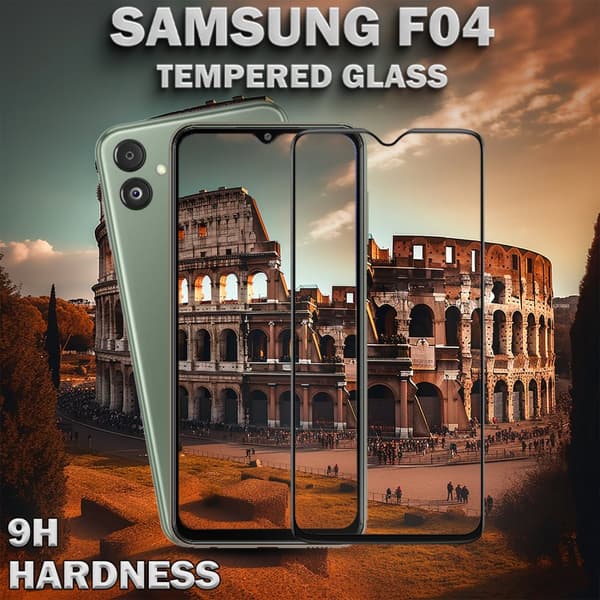 1-Pack Samsung F04 Skärmskydd - Härdat Glas 9H - Super kvalitet 3D