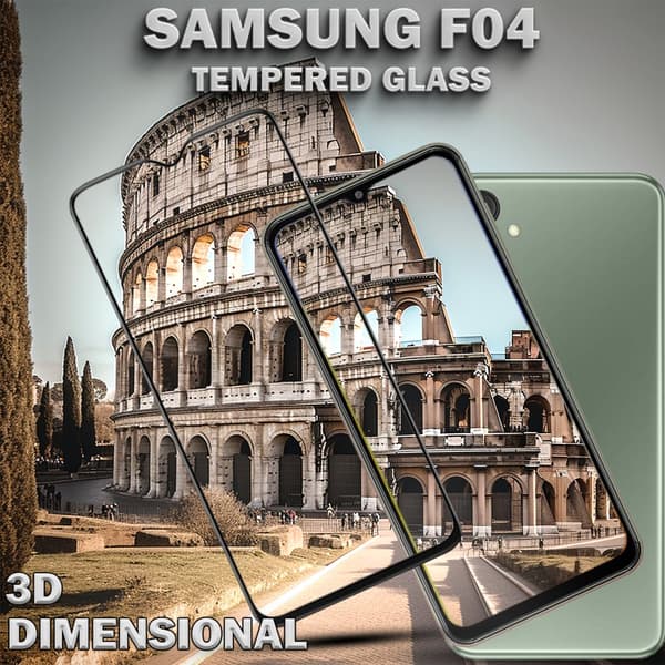 1-Pack Samsung F04 Skärmskydd - Härdat Glas 9H - Super kvalitet 3D