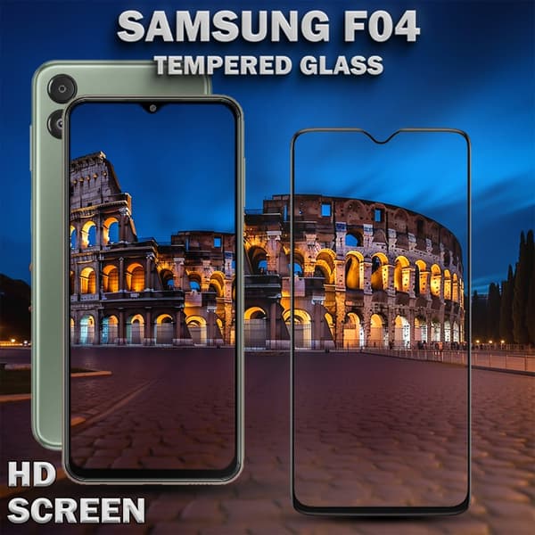1-Pack Samsung F04 Skärmskydd - Härdat Glas 9H - Super kvalitet 3D