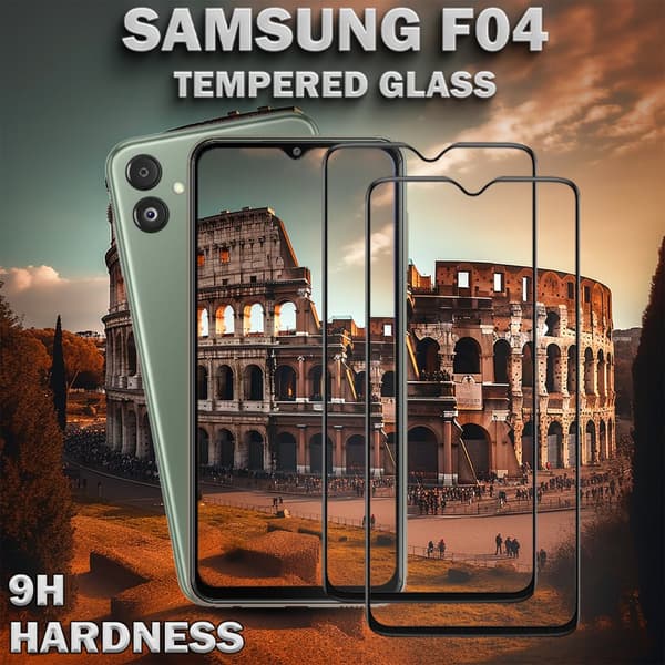 2-Pack Samsung F04 Skärmskydd - Härdat Glas 9H - Super kvalitet 3D