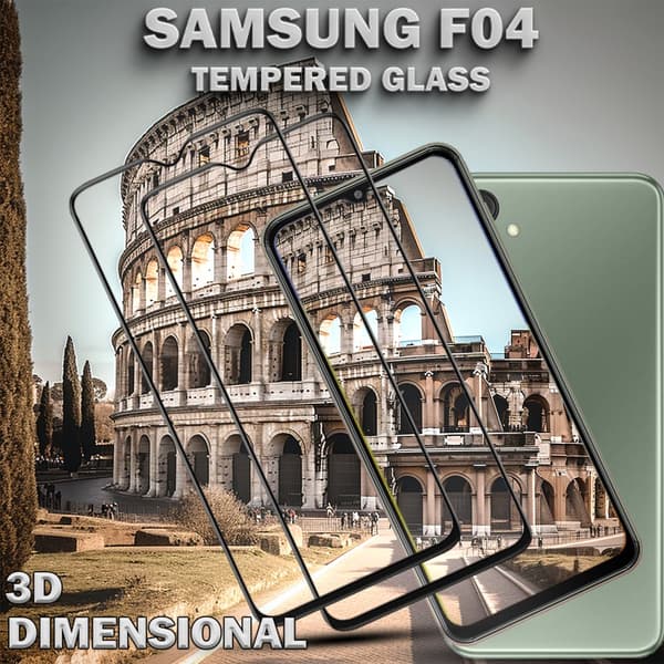 2-Pack Samsung F04 Skärmskydd - Härdat Glas 9H - Super kvalitet 3D