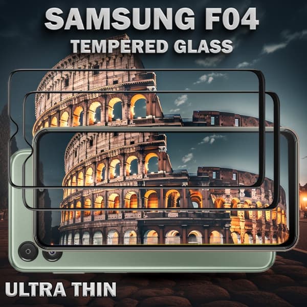 2-Pack Samsung F04 Skärmskydd - Härdat Glas 9H - Super kvalitet 3D
