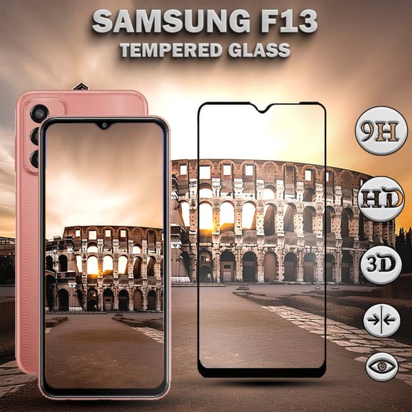 1-Pack Samsung F13 Skärmskydd - Härdat Glas 9H - Super kvalitet 3D
