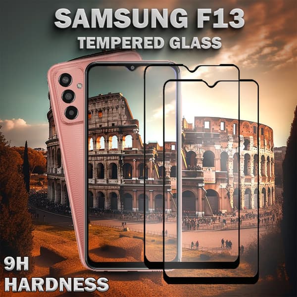 2-Pack Samsung F13 Skärmskydd - Härdat Glas 9H - Super kvalitet 3D