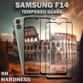 Miniatyrbild 3 av 5: 2-Pack Samsung F14 Skärmskydd - Härdat Glas 9H - Super kvalitet 3D