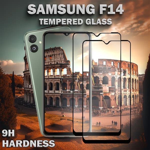 2-Pack Samsung F14 Skärmskydd - Härdat Glas 9H - Super kvalitet 3D