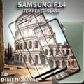 Miniatyrbild 4 av 5: 2-Pack Samsung F14 Skärmskydd - Härdat Glas 9H - Super kvalitet 3D