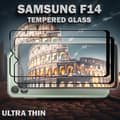 Miniatyrbild 5 av 5: 2-Pack Samsung F14 Skärmskydd - Härdat Glas 9H - Super kvalitet 3D