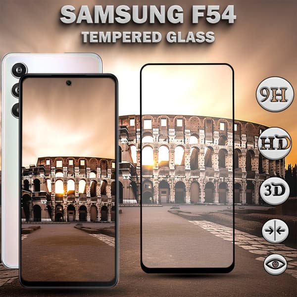 1-Pack Samsung F54 Skärmskydd - Härdat Glas 9H - Super kvalitet 3D