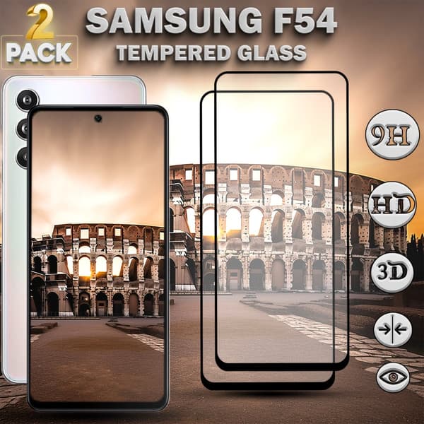 2-Pack Samsung F54 Skärmskydd - Härdat Glas 9H - Super kvalitet 3D