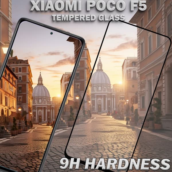 1-Pack XIAOMI POCO F5 Skärmskydd - Härdat Glas 9H - Super kvalitet 3D