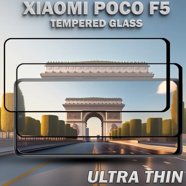 2-Pack XIAOMI POCO F5 Skärmskydd - Härdat Glas 9H - Super kvalitet 3D