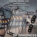 Miniatyrbild 3 av 5: 2-Pack Xiaomi Redmi 12C Skärmskydd & 2-Pack Linsskydd - Härdat Glas 9H - Super kvalitet 3D