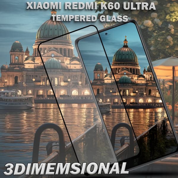 1-Pack Xiaomi redmi K60 Ultra Skärmskydd - Härdat Glas 9H - Super kvalitet 3D