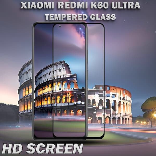 1-Pack Xiaomi redmi K60 Ultra Skärmskydd - Härdat Glas 9H - Super kvalitet 3D