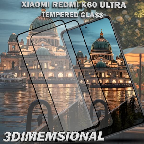 2-Pack Xiaomi redmi K60 Ultra Skärmskydd - Härdat Glas 9H - Super kvalitet 3D