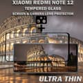 Miniatyrbild 5 av 5: 1-Pack Xiaomi Redmi Note 12 Skärmskydd & 1-Pack linsskydd - Härdat Glas 9H - Super kvalitet 3D