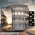 Miniatyrbild 2 av 5: 2-Pack Xiaomi Redmi Note 12 Skärmskydd & 2-Pack Linsskydd - Härdat Glas 9H - Super kvalitet 3D