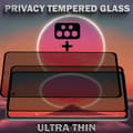 Miniatyrbild 4 av 6: 2-Pack Privacy Samsung A52S 5G Skärmskydd & 1-Pack linsskydd - Härdat Glas 9H - Super kvalitet 3D