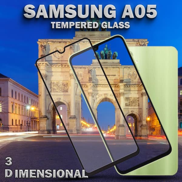 Samsung Galaxy A05 - Härdat Glas 9H - Super Kvalitet 3D Skärmskydd