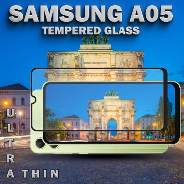 Samsung Galaxy A05 - Härdat Glas 9H - Super Kvalitet 3D Skärmskydd