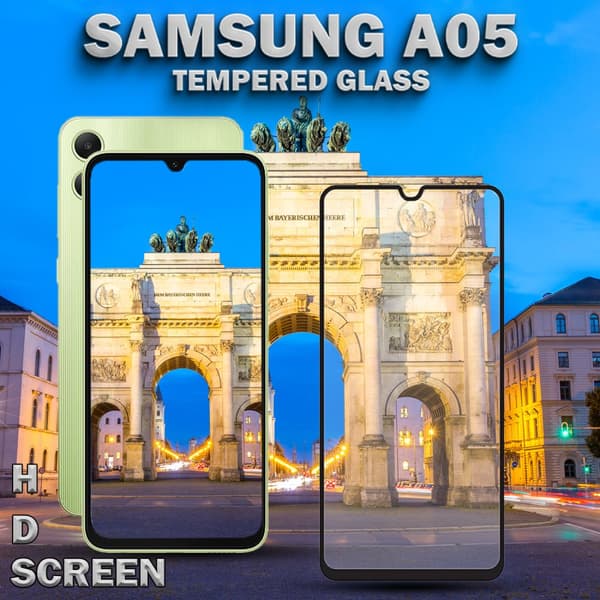 Samsung Galaxy A05 - Härdat Glas 9H - Super Kvalitet 3D Skärmskydd