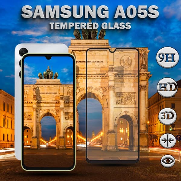 Samsung Galaxy A05s - Härdat Glas 9H - Super Kvalitet 3D Skärmskydd