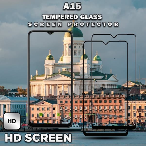 2-Pack Samsung Galaxy A15 - Härdat Glas 9H - Super Kvalitet 3D Skärmskydd