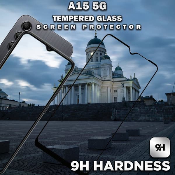 Samsung Galaxy A15 5G- Härdat Glas 9H - Super Kvalitet 3D Skärmskydd